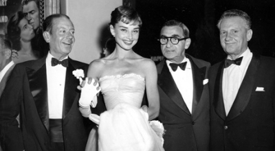 Irvin Berlin con Audrey Hepburn y Cole Porter