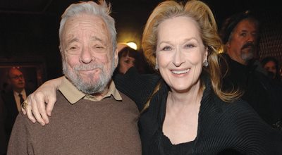 Stephen Sondheim y Meryl Streep