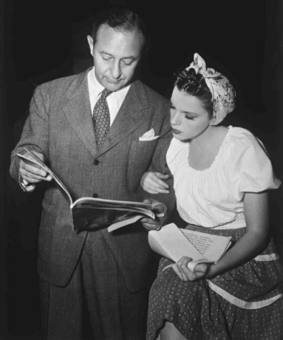 Arthur Freed y Judy Garland