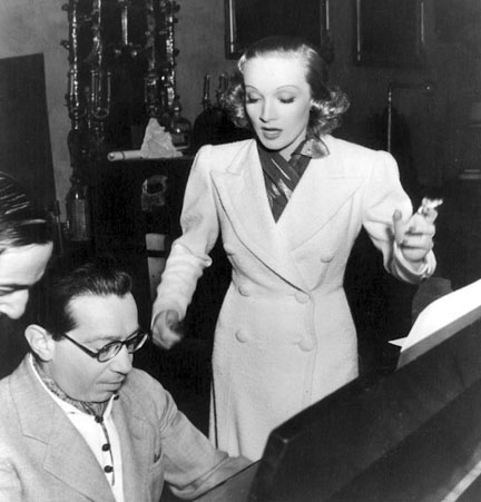 Friedrich Hollaender y Marlene Dietrich